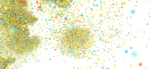 Vibrant confetti explosion, perfect for celebratory designs. Bright, cheerful, and dynamic.