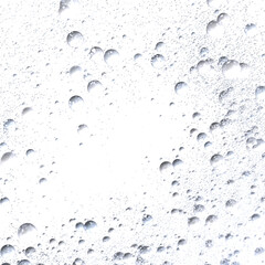 Abstract background of white bubbles on white. Perfect for cosmetic or cleaning products.