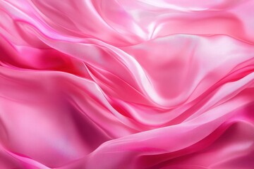 Obraz premium Flowing chiffon fabric forming elegant waves in soft lighting