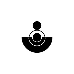 Abstract Minimalist Black & White Geometric Design