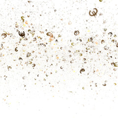 Golden Confetti Explosion
