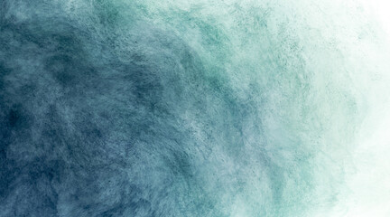Abstract watercolor paint background by teal color blue and green with liquid fluid texture for background, banner