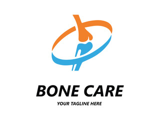 Bone care logo icon vector template