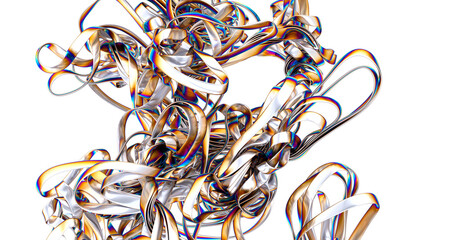 Abstract colorful liquid swirl A symphony of color in motion