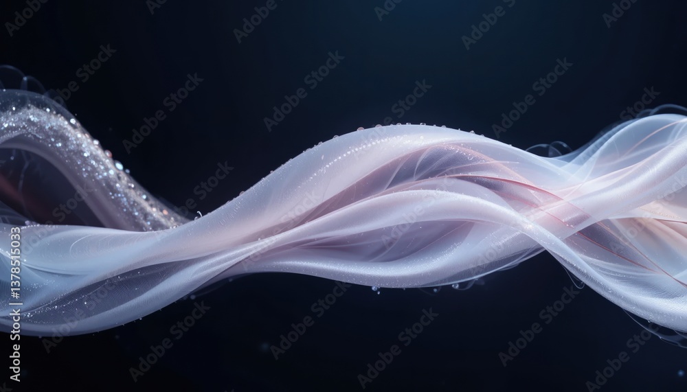 Poster fluid motion design abstract space digital art dark environment dynamic perspective visual concept