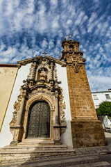 Beautiful architecture, details and emotional perspectives, streets of old Granada city district, Andalusia, Spain