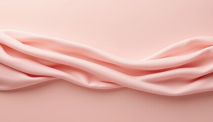 Twisting textiles soft pink fabric abstract studio setting detail shot minimalist design contemporary aesthetic