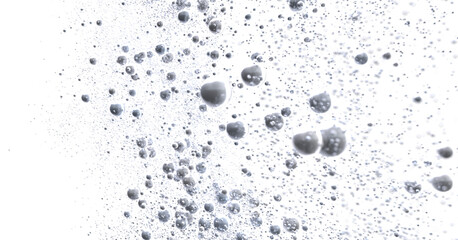 Abstract background of air bubbles rising in water. Perfect for cosmetic or spa related projects.