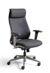 black office chair isolated 