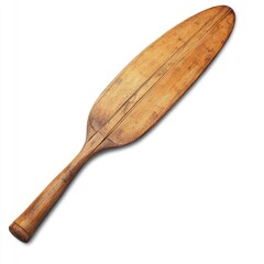 Wooden paddle, likely for canoe