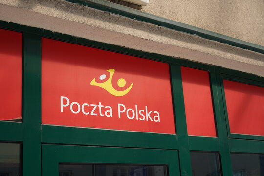 Filiale der Poczta Polska in Słubice am 02.04.2025