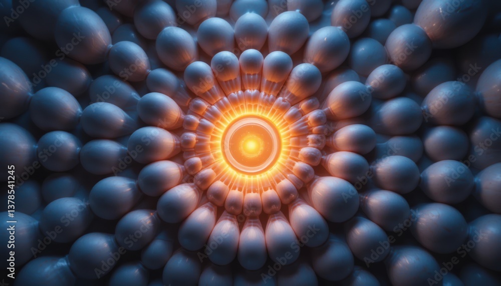 Poster dynamic energy wave formation abstract space digital art futuristic environment close-up perspective