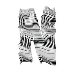 The Marble Glyphs Series I - Letter N