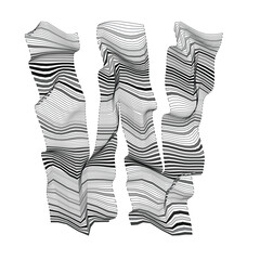 The Marble Glyphs Series I - Letter W