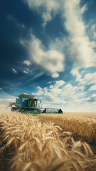 Fototapeta premium Farming agriculture outdoors harvest.