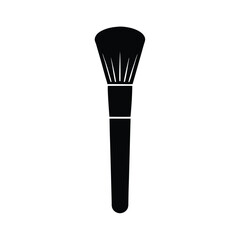 black mascara brush vector illustration