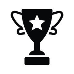 gold trophy cup vector illustration