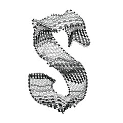The woven alphabets - Letter S