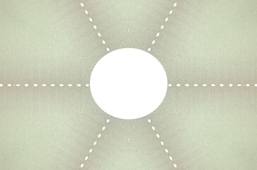 A symmetrical ornament with a wavy texture with a pure white circle in the middle, resembling a...