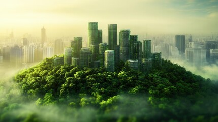 Obraz premium A greentech startup unveiling nextgen innovations in sustainability