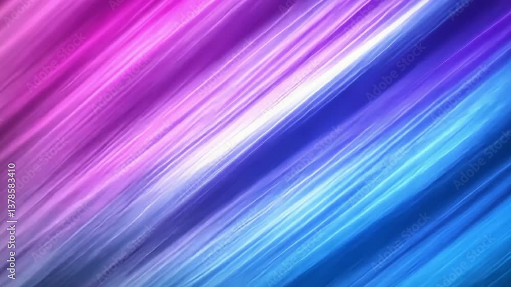 Poster abstract flowing lines in gradient colors of pink and blue creating a dynamic background for modern 