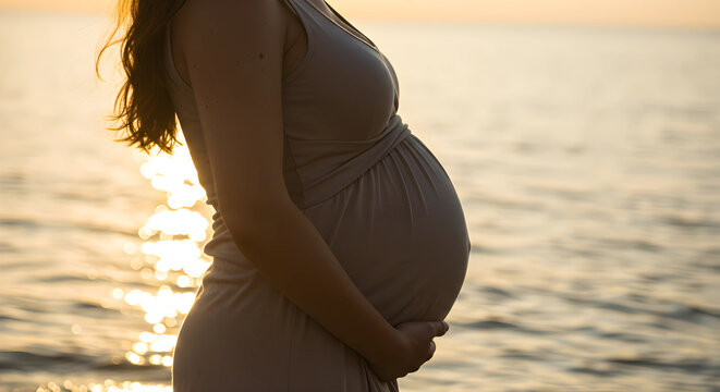 outdoor photography of pregnant women