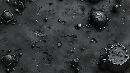 Abstract Grayscale Texture Background with Rough Surface and Stone Like Elements Art Design