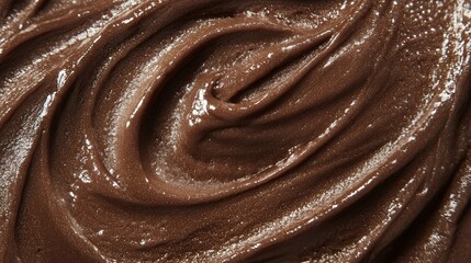 light mocha gel shimmer with translucent ripples, combining the smoothness of mousse with the beauty of liquid art.
