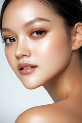 korean Cosmetology, beauty and spa concept model
