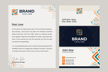 Corporate business identity design template