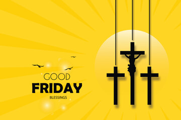 easter sunday , good friday jesus christ on cross
