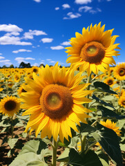 Fototapeta premium Vibrant Summer Backgrounds and Scenic Seasonal Designs