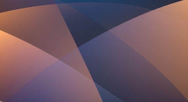 A modern abstract background featuring overlapping translucent glass shapes with soft glowing edges and a sleek