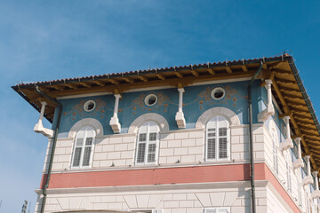 Ornate Building Against Blue Sky