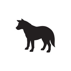 wolf head silhouette