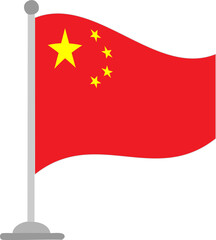 china, flag, asia, banner, country, waving, national, nation, symbol, red, illustration, chinese flag, patriotism, 3d, national flag, beijing, icon, sign, isolated, china flag