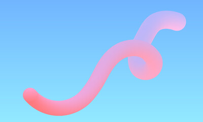 puple blue, pink, red fluid 3d abstract