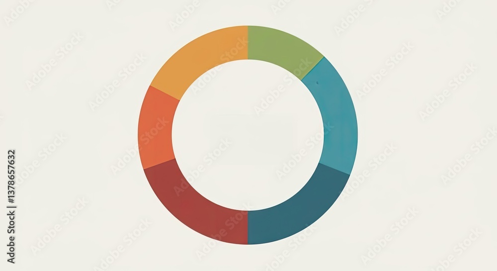 Aufkleber a high-quality background featuring a circular progress chart with smooth, segmented sections and a 