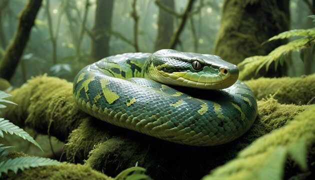 Green tree python