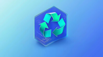 Promoting sustainability through recycling initiatives global awareness graphic design digital space creative perspective