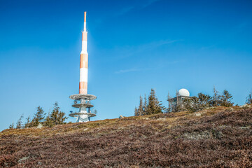 Der Brocken Harzchster Berg Norddeutschlands