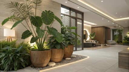 Fototapeta premium indoor plants decorative