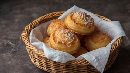 basket of buns
