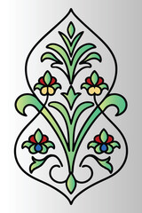 Spring tree with flowers and butterflies, decorated with snowflakes, vector illustration of nature and love.