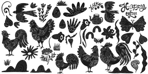 Happy Easter. Vector