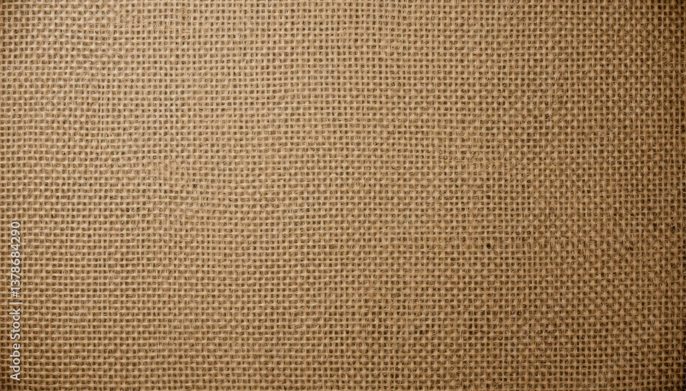 Poster high-resolution burlap texture seamless brown canvas background for design projects