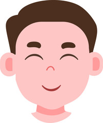 Expression face cute kids avatar 