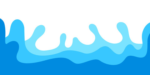 water wavy splash shape, sea waves, landscape water ripple for background, water surface, ocean graphic pattern