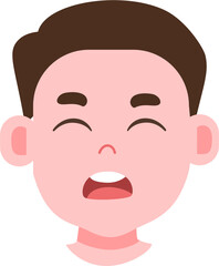 Expression face cute kids avatar 