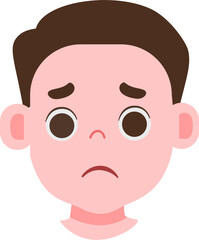 Expression face cute kids avatar 